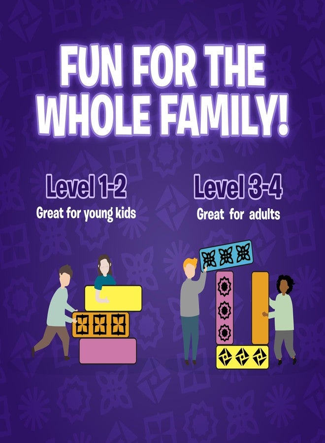 The Uzzle Uzzle 3.0 Board Game & Blockwork Bundle - Ultimate Family Fun Pack - Fast-Paced Puzzle Games for Ages 4+ - Multiple Difficulty Levels - 2 to 4 Players - Image 5